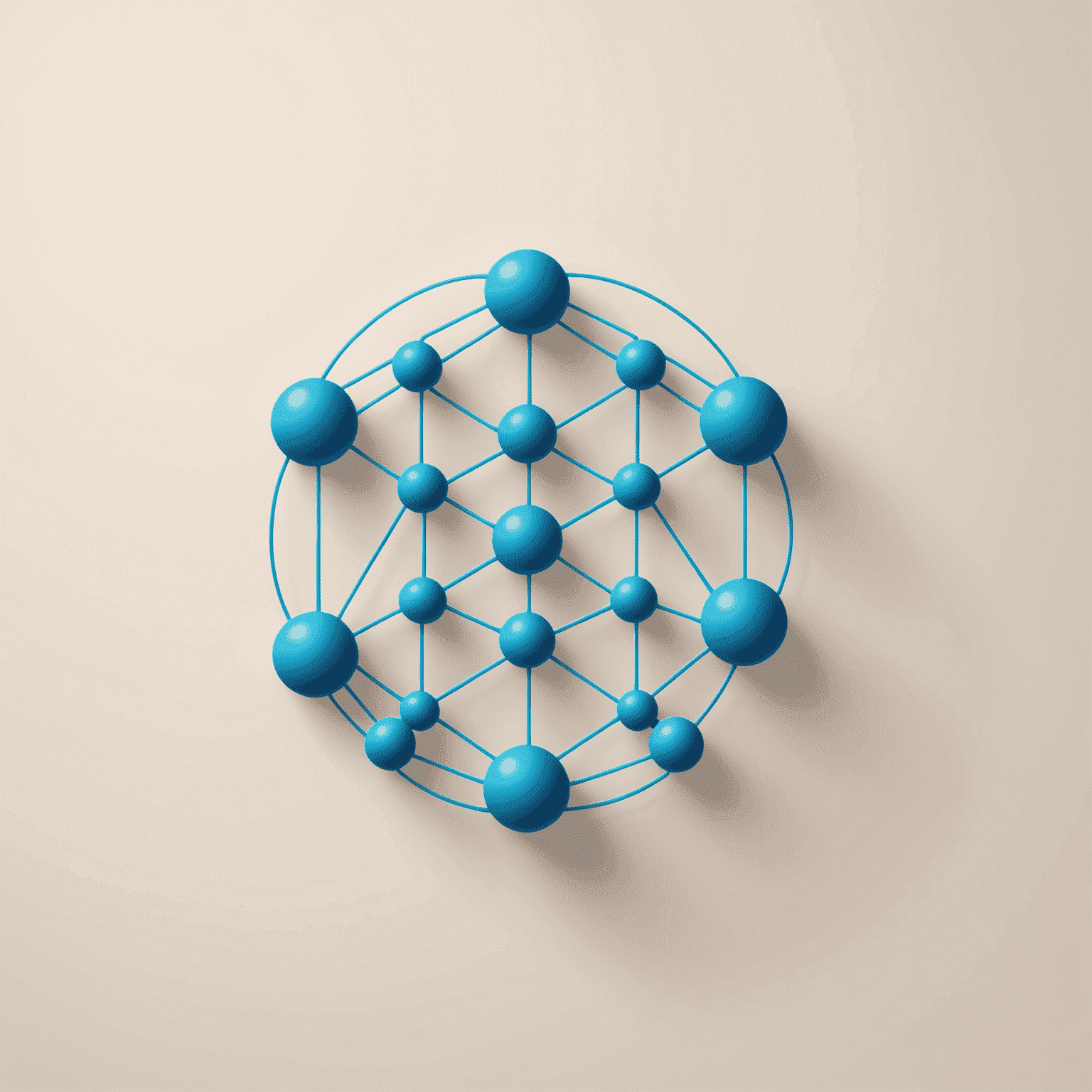 ModernWeb AI Logo - A sleek, minimalist design featuring interconnected nodes symbolizing AI and web development