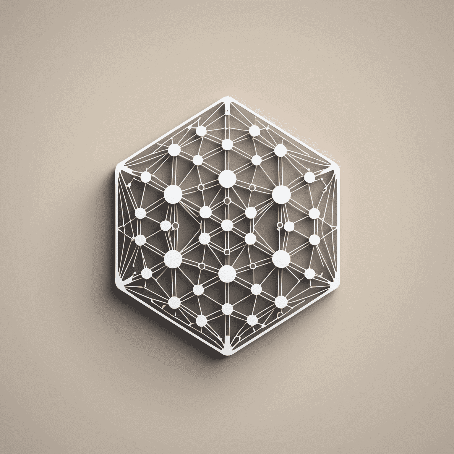 ModernWeb AI Logo - A sleek, minimalist design featuring interconnected nodes symbolizing AI and web development