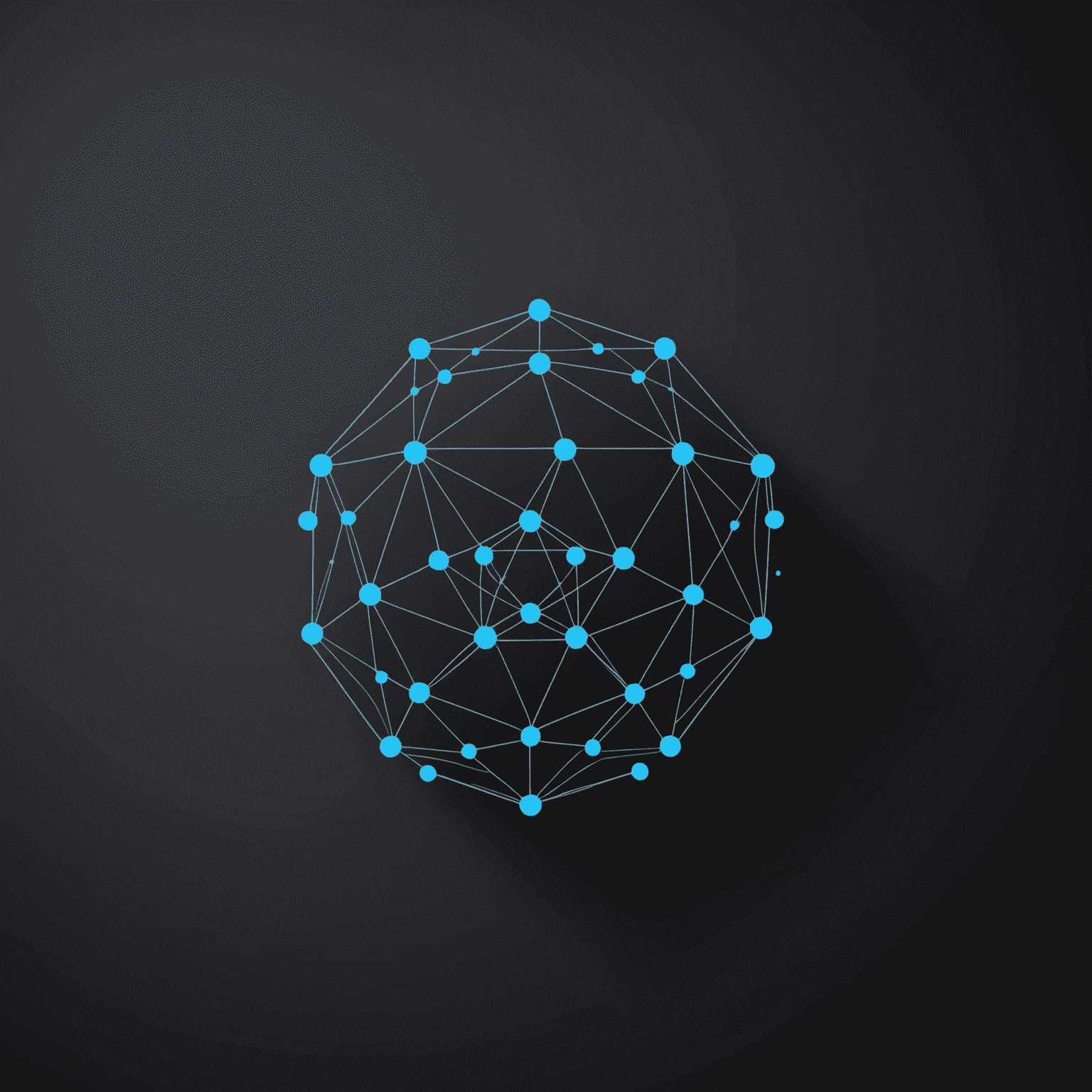 ModernWeb AI Logo - A sleek, minimalist design featuring interconnected nodes symbolizing AI and web development